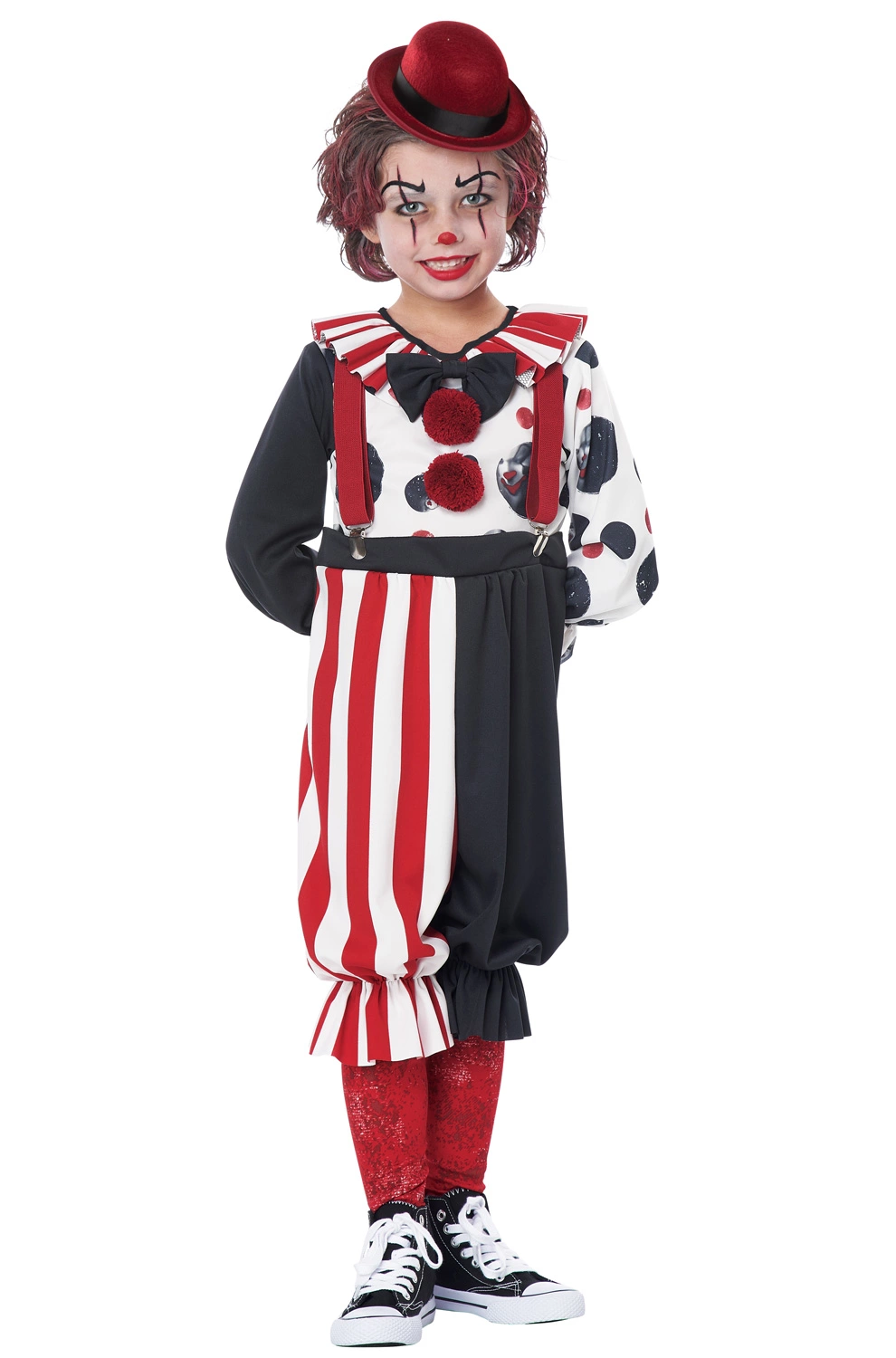 Kreepy Klown Kid Toddler Costume 3 Kreepy Klown Kid Toddler Costume