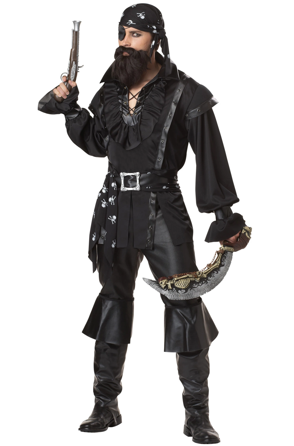 Plundering Pirate Adult Costume 3 Plundering Pirate Adult Costume