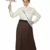 English Suffragette Plus Size Costume -Outlet Costumes Store 01748 full 1
