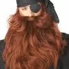 Pirate Beard And Moustache (Red) -Outlet Costumes Store 70489 full 1