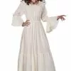 Renaissance Peasant Chemise Adult Costume (Beige) -Outlet Costumes Store CC5020 021 full 1