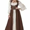 Medieval Overdress Adult Costume (Brown) -Outlet Costumes Store CC5020 035 full 1