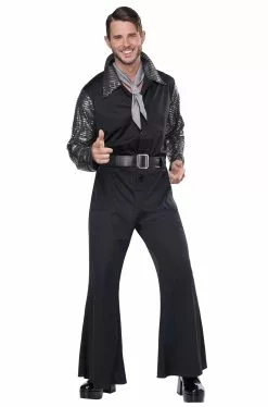 Flashy 70's Style Jumpsuit Adult Costume
