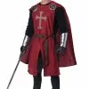 Knight's Surcoat Adult Costume (Red) -Outlet Costumes Store CC5220 024 full 1