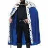 Royal Cape & Crown Adult Costume Kit (Blue)