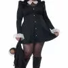 Gothic Mini Dress Plus Size Costume -Outlet Costumes Store CC8022 091 full 1