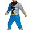 Blue Ranger Dino Fury Muscle Toddler Costume
