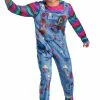 Chucky Deluxe Adult Costume -Outlet Costumes Store D118649 full 1