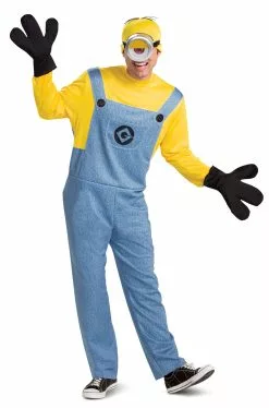 Minion Deluxe Adult Costume (Stuart)