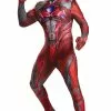 2017 Red Ranger Bodysuit Adult Costume
