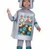 Retro Robot Toddler Costume 1 Retro Robot Toddler Costume -Outlet Costumes Store D39460 full 1