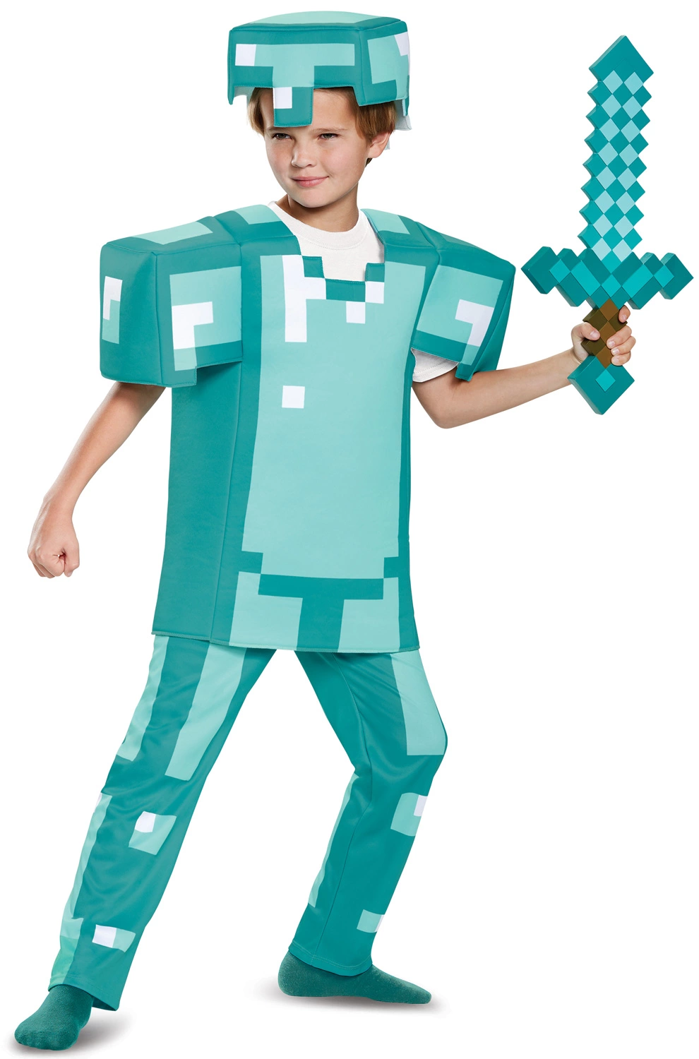Minecraft Armor Deluxe Child Costume 3 Minecraft Armor Deluxe Child Costume
