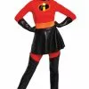 Mrs. Incredible Skirted Deluxe Adult Costume 2 Mrs. Incredible Skirted Deluxe Adult Costume -Outlet Costumes Store D66840 full 1