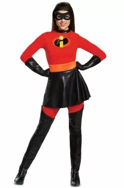 Mrs. Incredible Skirted Deluxe Adult Costume