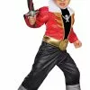 Super Megaforce Red Ranger Muscle Toddler Costume -Outlet Costumes Store D69682 full 1