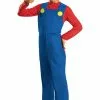 Mario Classic Child Costume -Outlet Costumes Store D73689 full 1