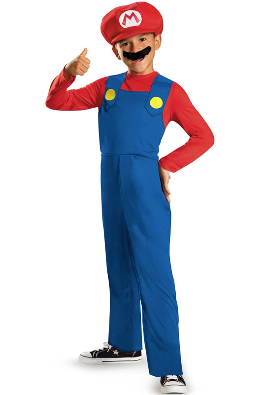 Mario Classic Child Costume 3 Mario Classic Child Costume