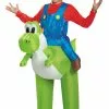 Mario Riding Yoshi Child Costume -Outlet Costumes Store D85150CH full 1