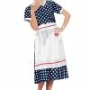 I Love Lucy Polka Dot Dress Adult Costume -Outlet Costumes Store F101114 full 1