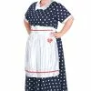 Plus Size I Love Lucy Polka Dot Dress Costume