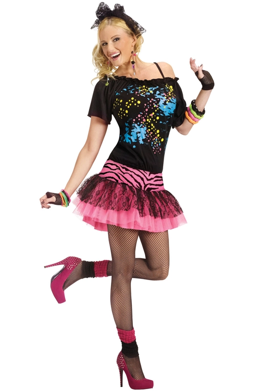 80's Pop Party Adult Costume 3 80's Pop Party Adult Costume