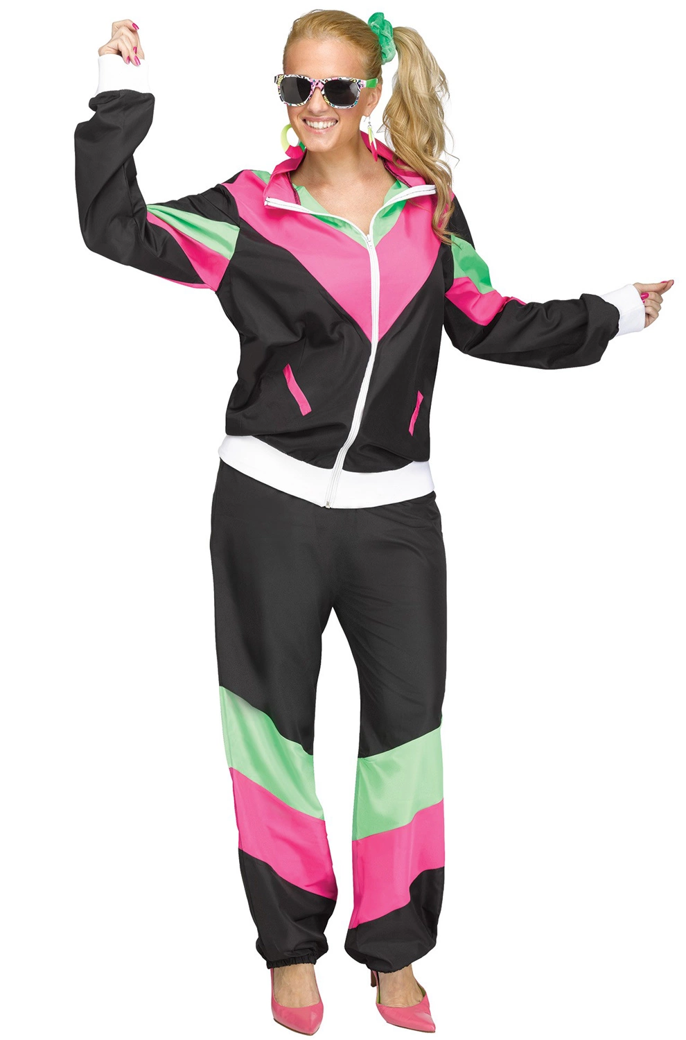 80s Female Track Suit Adult Costume 3 80s Female Track Suit Adult Costume