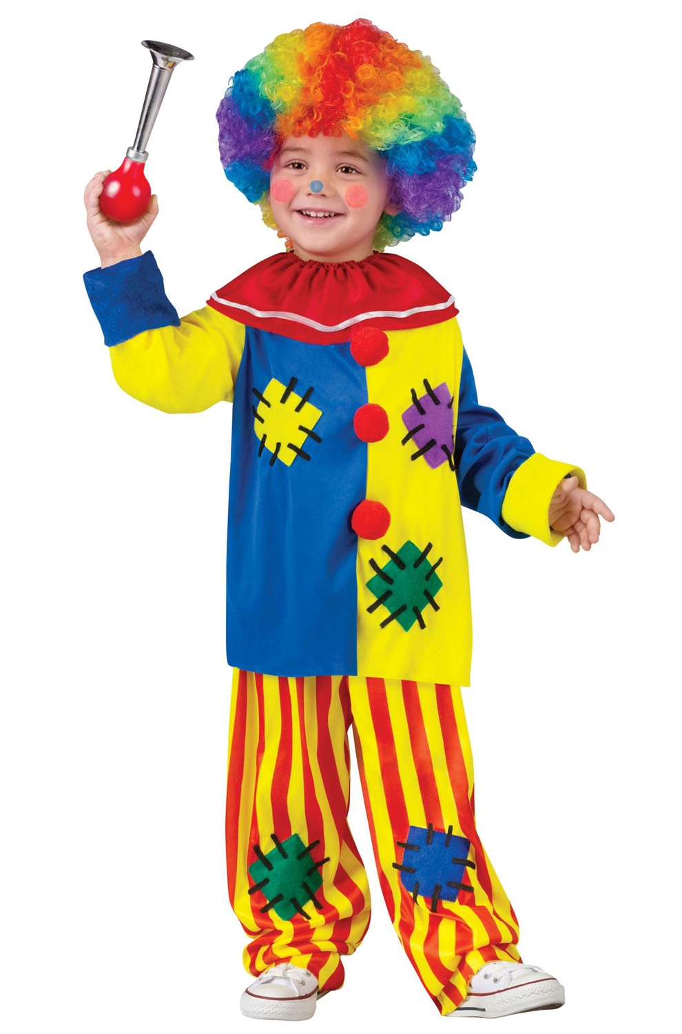 Big Top Clown Toddler Costume 3 Big Top Clown Toddler Costume