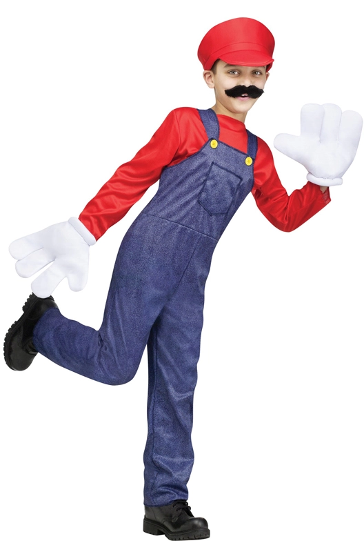Video Game Guy Child Costume (Red) 3 Video Game Guy Child Costume (Red)