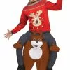 Carry Me Reindeer Adult Costume -Outlet Costumes Store F7729 full 1