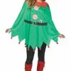 Elf Poncho Adult Costume -Outlet Costumes Store F7765E full 1