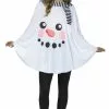 Snowman Poncho Adult Costume -Outlet Costumes Store F7765F full 1