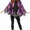 Purple Butterfly Wing Poncho Adult Costume -Outlet Costumes Store F90538P full 1