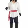 Swashbuckler Pirate Shirt (White) -Outlet Costumes Store FM56528 full 1