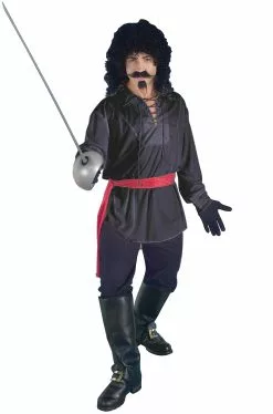 Swashbuckler Pirate Shirt (Black)