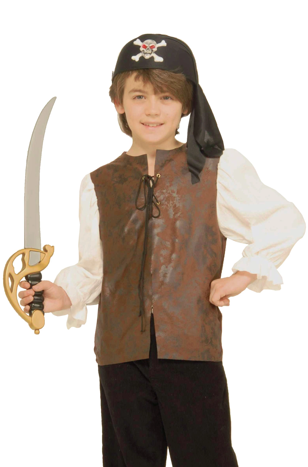 Buccaneer Shirt Child Costume (L) 3 Buccaneer Shirt Child Costume (L)