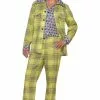 Plaid Leisure Suit Adult Costume