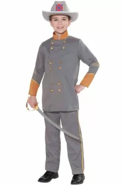 Classic Confederate Officer Child Costume (L)