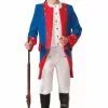 Deluxe Colonial General Adult Costume -Outlet Costumes Store FM73492 full 1