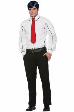 Pop Art Outlined Shirt Adult Costume