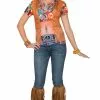 Hippie Gal Shirt Adult Costume (Large) -Outlet Costumes Store FM77157 full 1