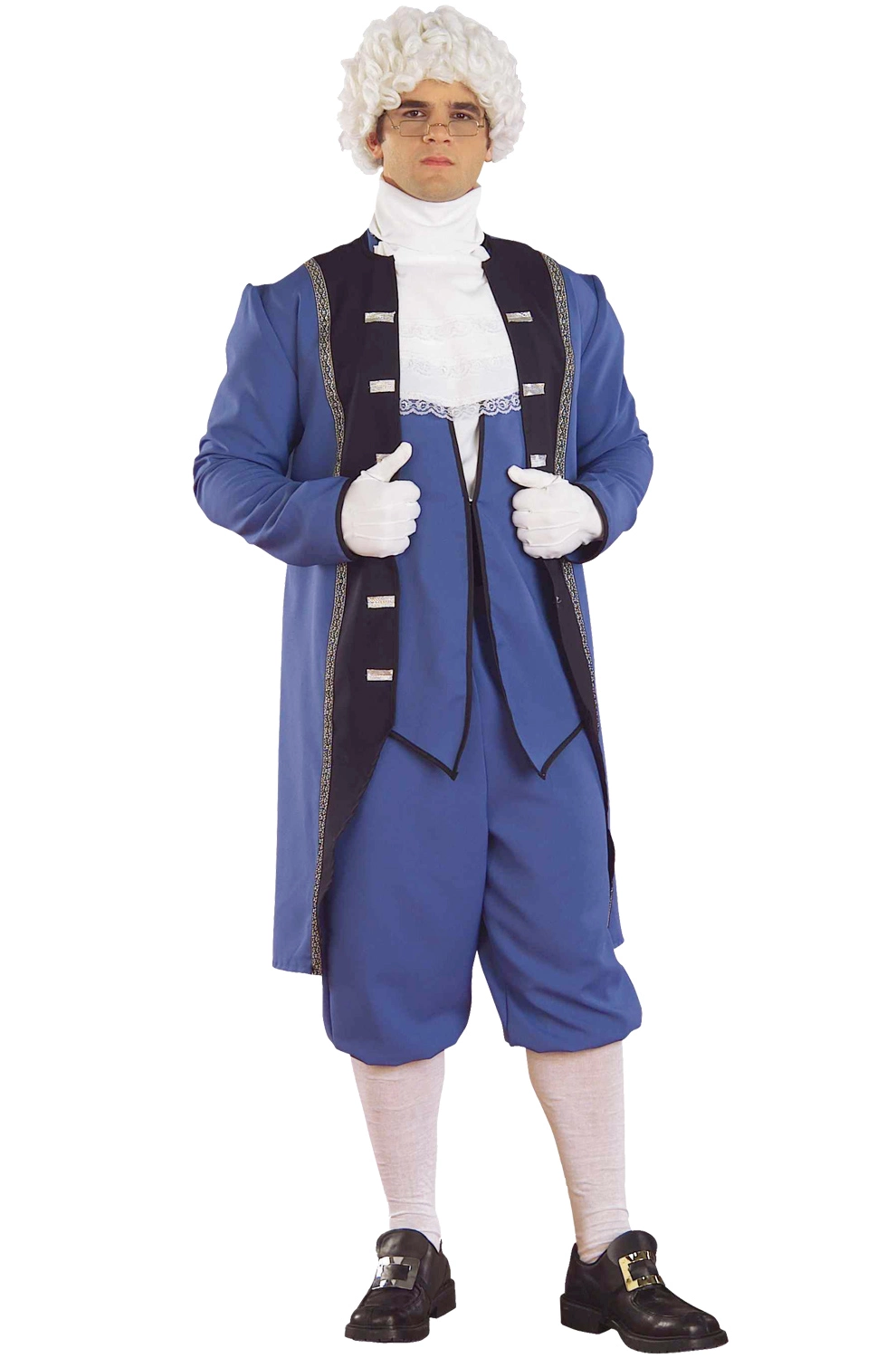 Colonial American Man Plus Size Costume 3 Colonial American Man Plus Size Costume