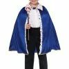 King Robe And Crown Child Set (Blue) -Outlet Costumes Store FM78063 full 1