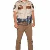 Sheriff Man Adult Costume (Large) -Outlet Costumes Store FM80881 full 1