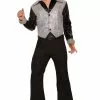 Disco Silver Fox Adult Costume -Outlet Costumes Store FM80935 full 1