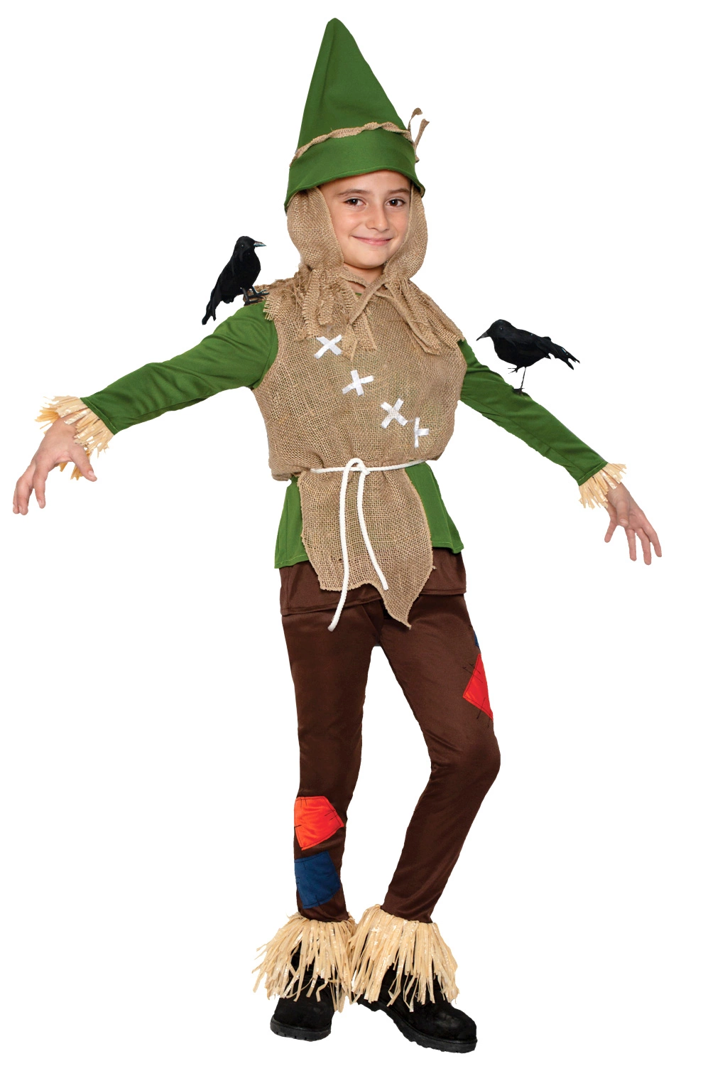 Playful Scarecrow Child Costume (Medium) 3 Playful Scarecrow Child Costume (Medium)