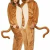 Monkey Jumpsuit Adult Costume -Outlet Costumes Store FM85734 full 1