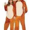 Teddy Bear Jumpsuit Adult Costume -Outlet Costumes Store FM85735 full 1