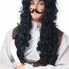 Captain Hook Adult Wig And Mustache -Outlet Costumes Store FR2493201 full 1