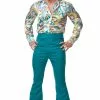 70's Dude Adult Costume (Green) 1 70's Dude Adult Costume (Green) -Outlet Costumes Store FR49797 full 1