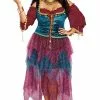 Gypsy Plus Size Costume -Outlet Costumes Store G10669X full 1